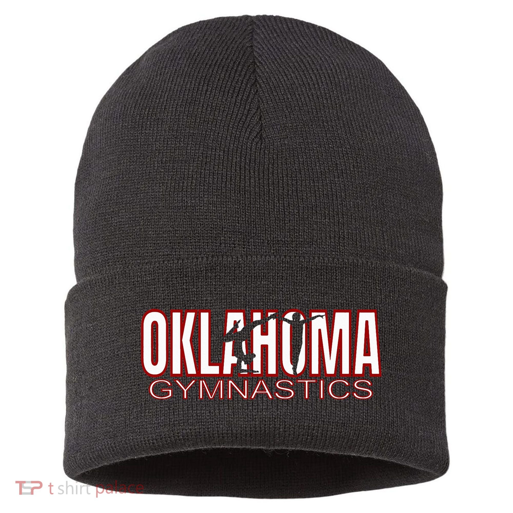 Oklahoma Gymnastics Competition Gymnast Sustainable Knit Beanie