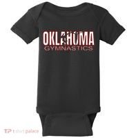 Oklahoma Gymnastics Competition Gymnast Baby Bodysuit thumb 0