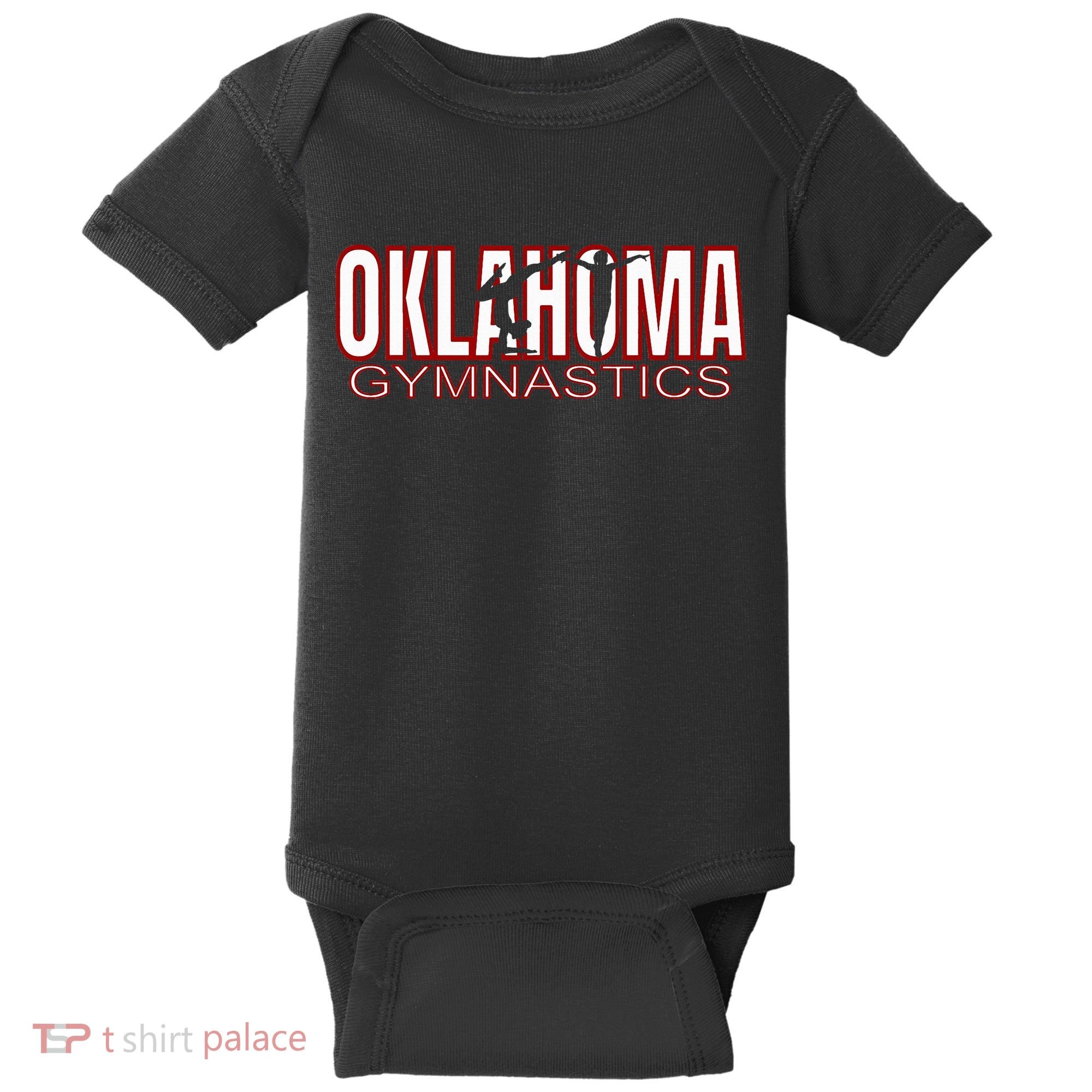 Oklahoma Gymnastics Competition Gymnast Baby Bodysuit