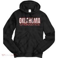 Oklahoma Gymnastics Competition Gymnast Tie Dye Hoodie thumb 0