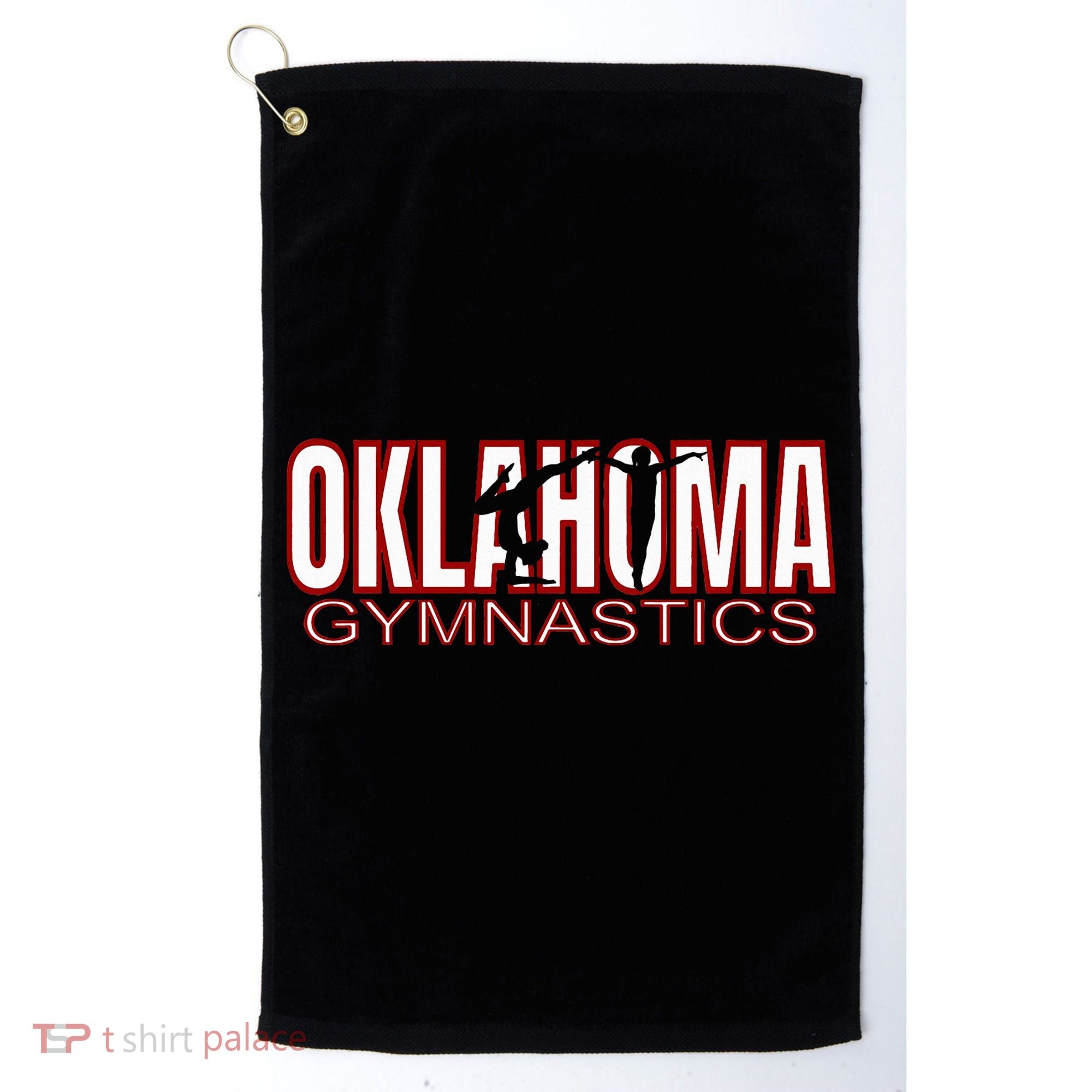 Oklahoma Gymnastics Competition Gymnast Golf Towel