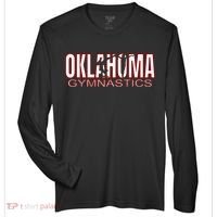 Oklahoma Gymnastics Competition Gymnast Zone Performance Long-Sleeve T-Shirt thumb 0