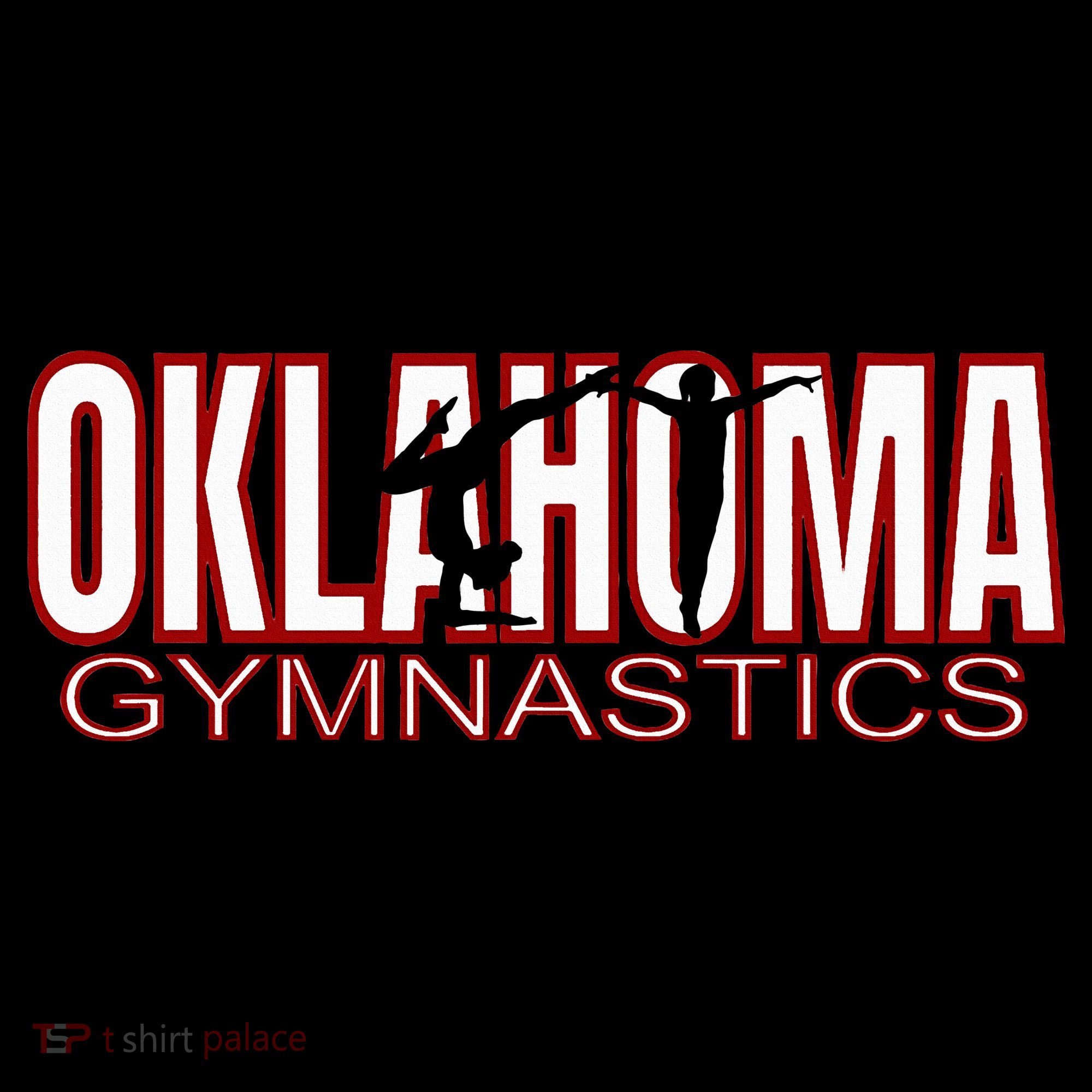 Oklahoma Gymnastics Competition Gymnast Kids Sweatshirt