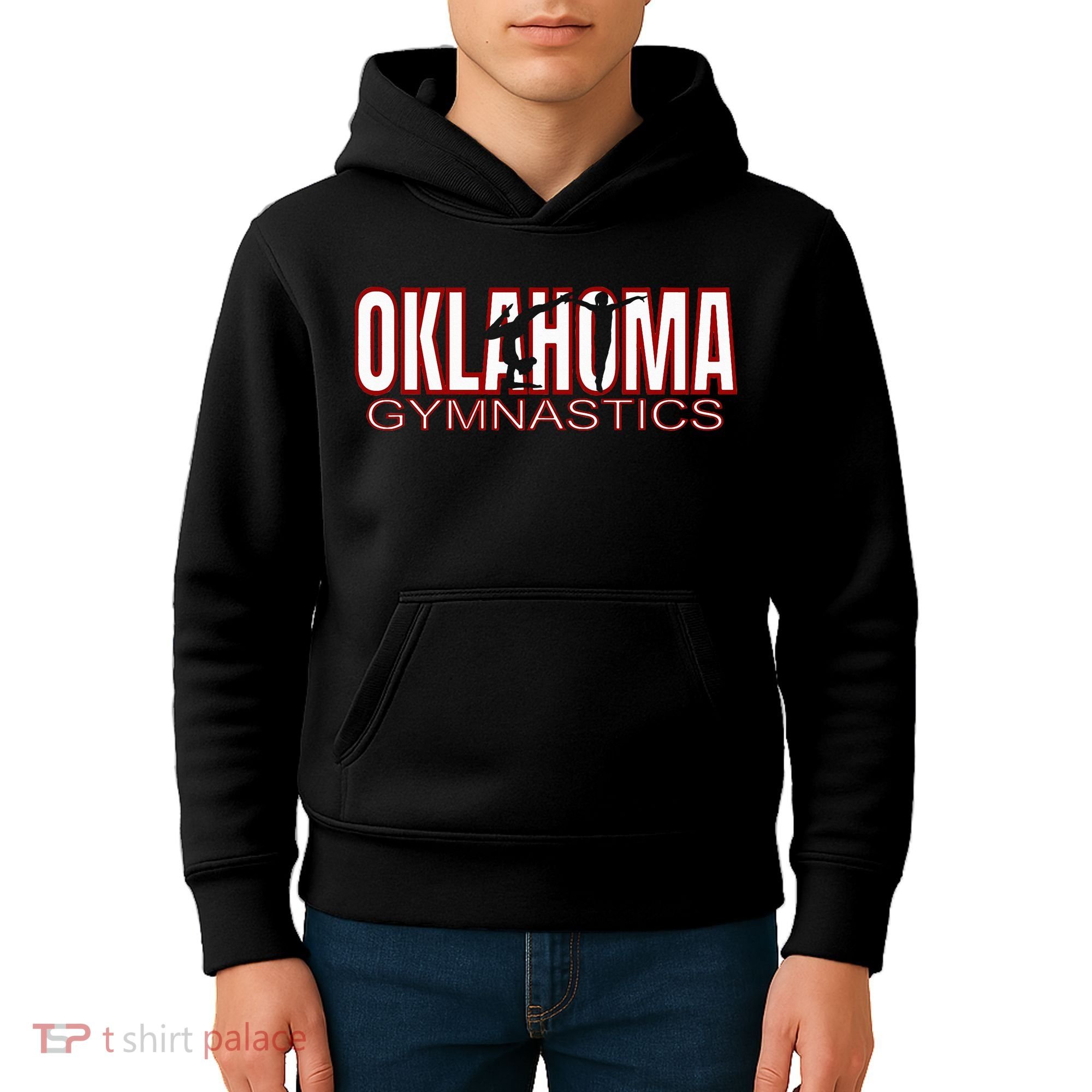 Oklahoma Gymnastics Competition Gymnast Kids Hoodie