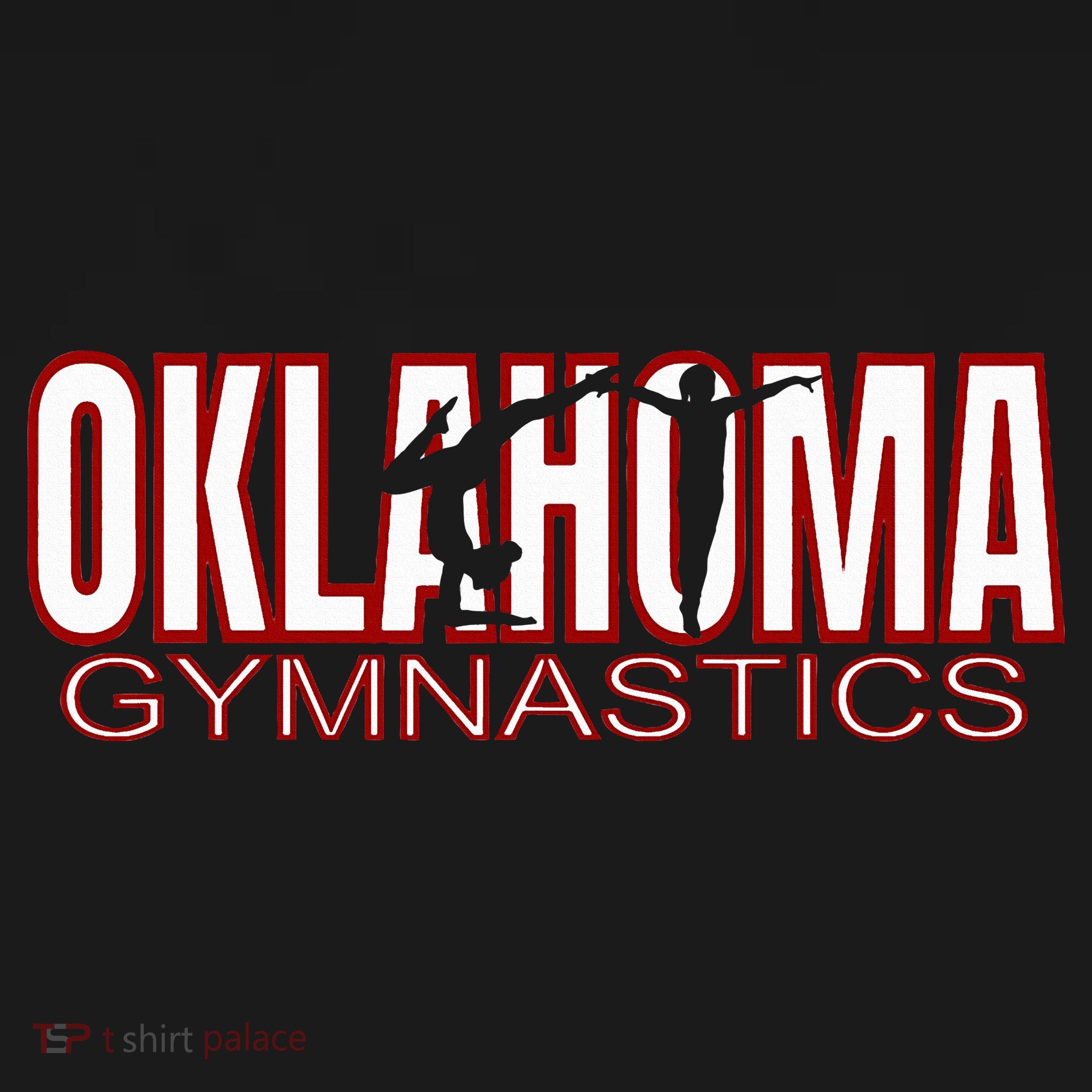 Oklahoma Gymnastics Competition Gymnast Kids Long Sleeve Shirt