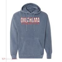 Oklahoma Gymnastics Competition Gymnast Comfort Colors Garment-Dyed Hooded Sweatshirt thumb 0