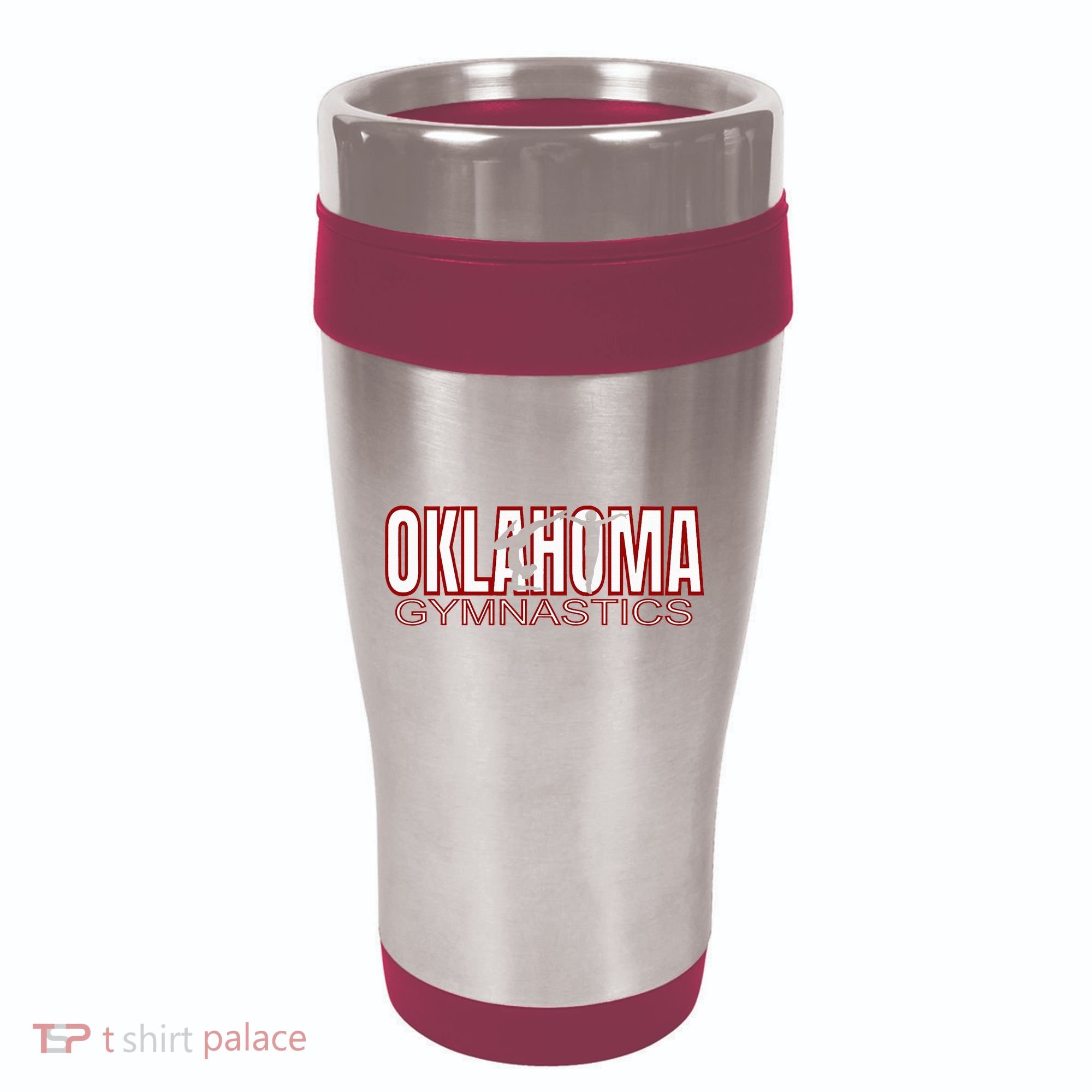 Oklahoma Gymnastics Competition Gymnast 16oz Travel Tumbler