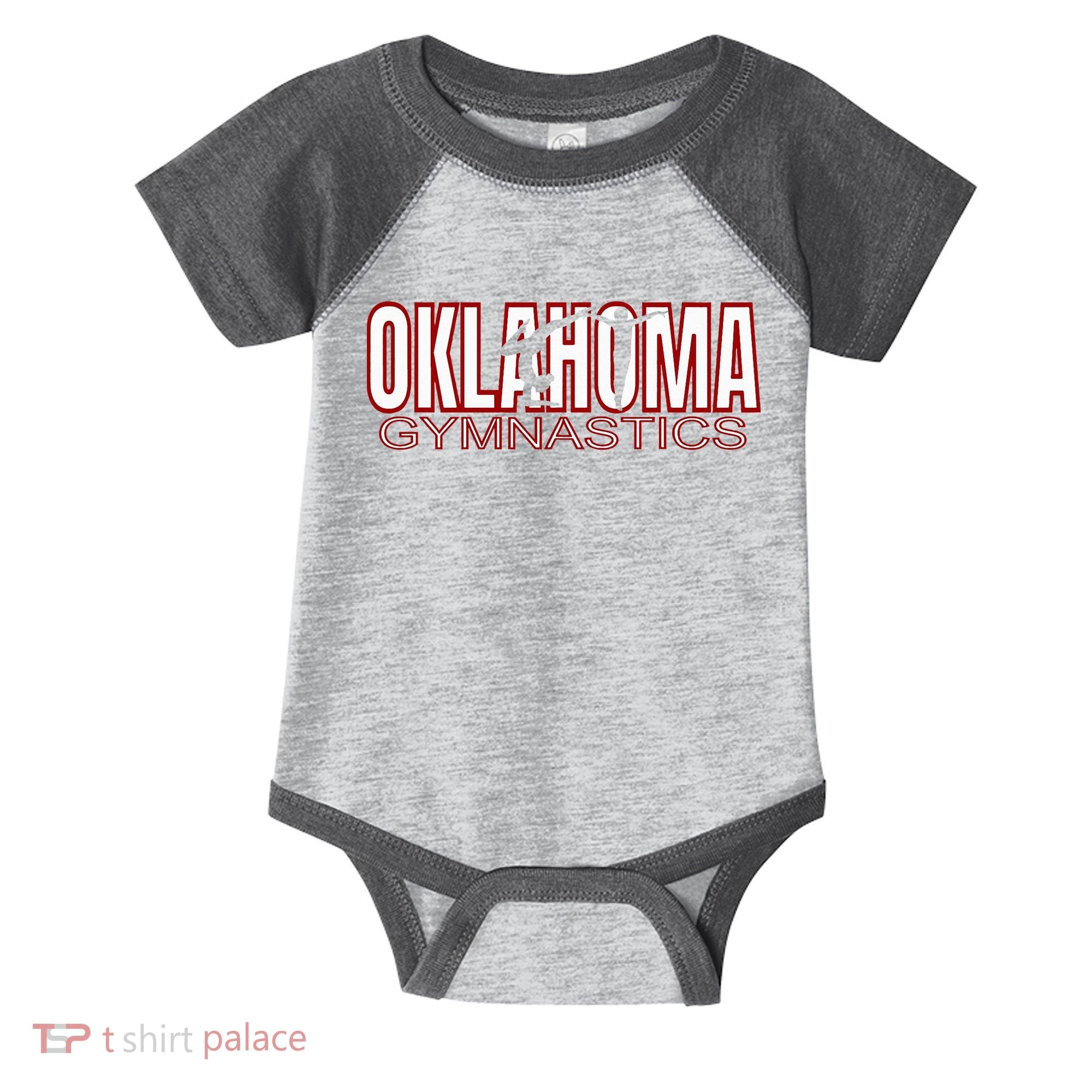 Oklahoma Gymnastics Competition Gymnast Infant Baby Jersey Bodysuit