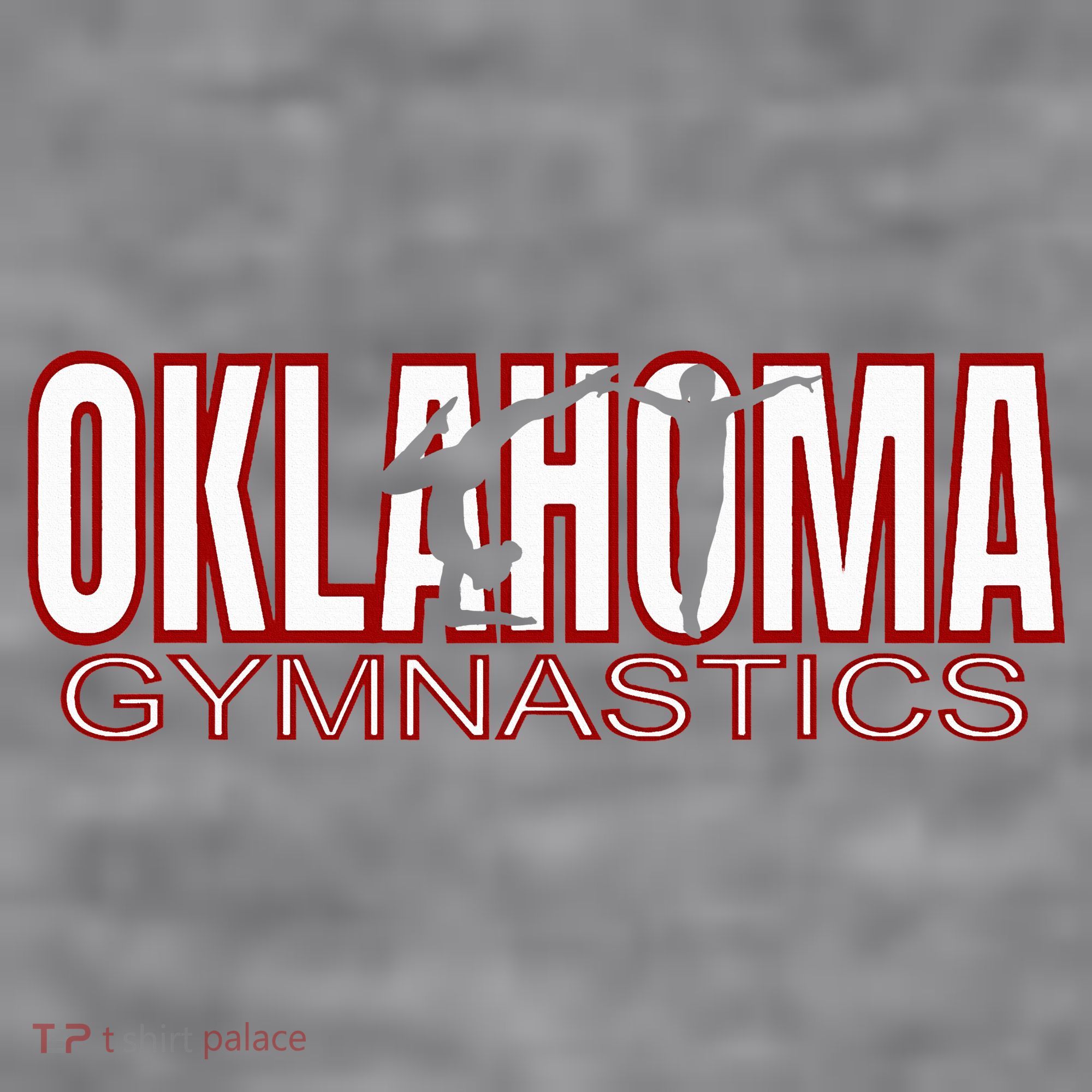 Oklahoma Gymnastics Competition Gymnast Women's Racerback Cropped Tank