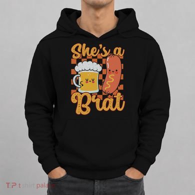 Oktoberfest German Drinking SheS A Brat Couple Matching Hoodie