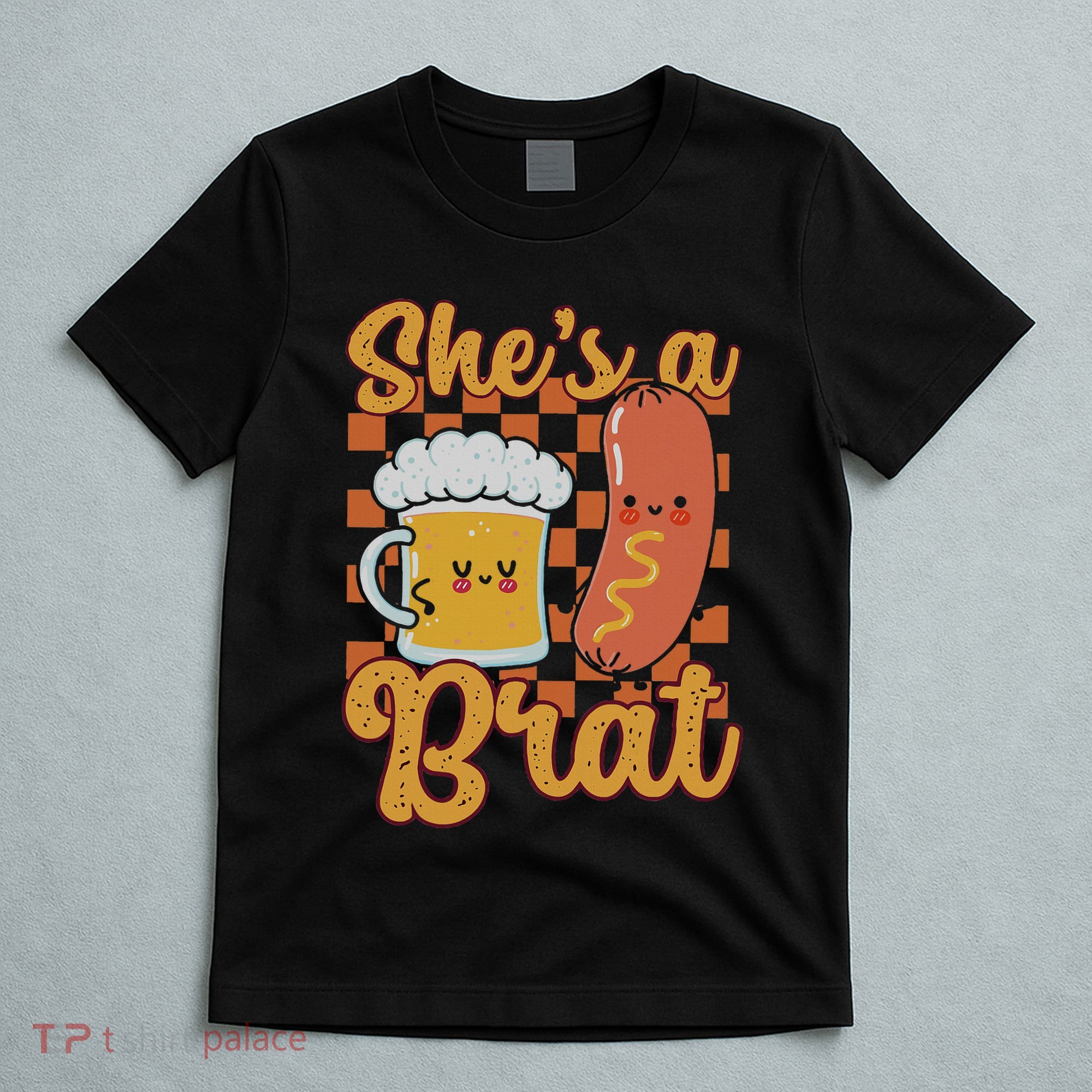 Oktoberfest German Drinking SheS A Brat Couple Matching T-Shirt