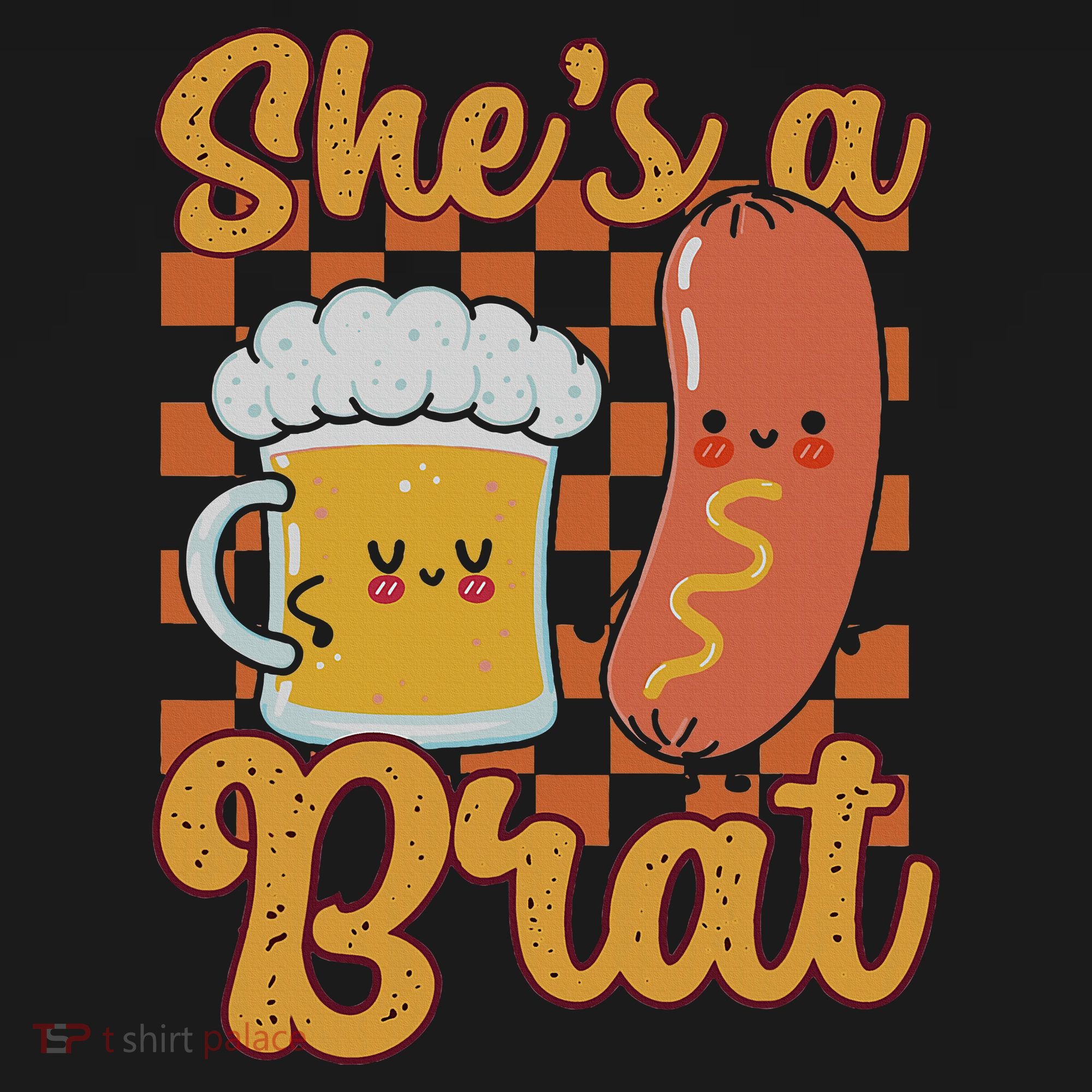 Oktoberfest German Drinking SheS A Brat Couple Matching Bucket Hat