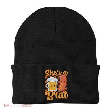 Oktoberfest German Drinking SheS A Brat Couple Matching Beanie
