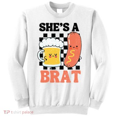 Oktoberfest German Drinking SheS A Brat Couple Matching Sweatshirt