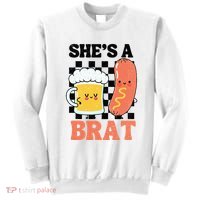 Oktoberfest German Drinking SheS A Brat Couple Matching Sweatshirt thumb 0