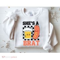 Oktoberfest German Drinking SheS A Brat Couple Matching Sweatshirt thumb 2