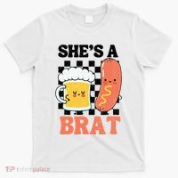Oktoberfest German Drinking SheS A Brat Couple Matching T-Shirt thumb 0