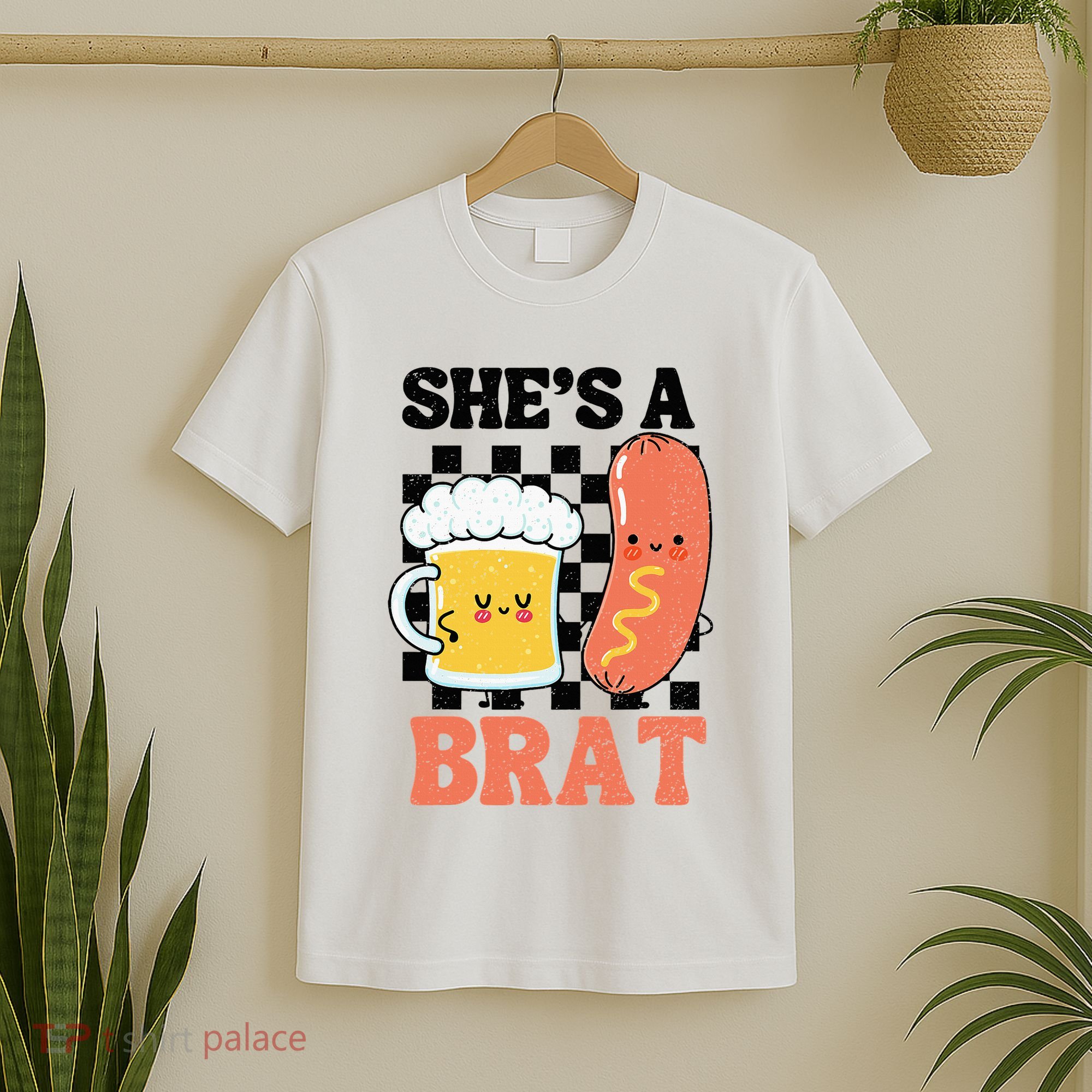 Oktoberfest German Drinking SheS A Brat Couple Matching T-Shirt