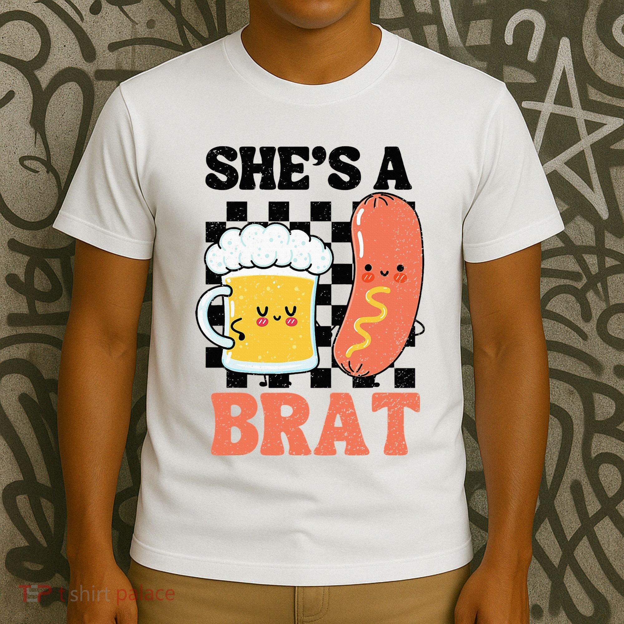 Oktoberfest German Drinking SheS A Brat Couple Matching T-Shirt