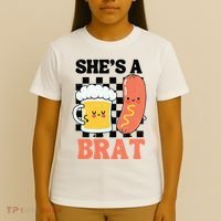Oktoberfest German Drinking SheS A Brat Couple Matching T-Shirt thumb 4
