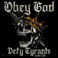Obey God Defy Tyrants Skull Bucket Hat thumb 4