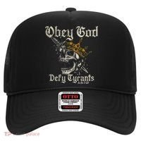 Obey God Defy Tyrants Skull Hat thumb 0
