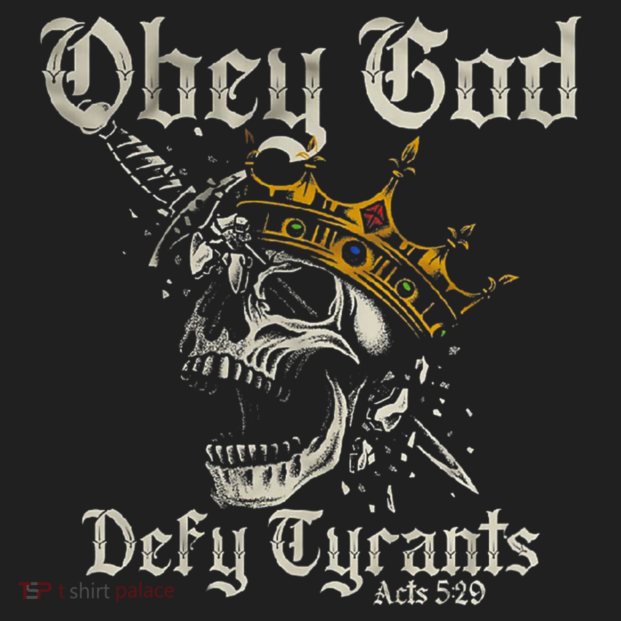 Obey God Defy Tyrants Skull Hat