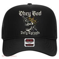Obey God Defy Tyrants Skull Hat thumb 0