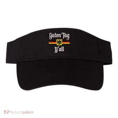 Oktoberfest German Flag Prost Guten Tag YAll Visor