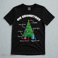 Oh Geometree Funny Christmas Tree Math Teacher T-Shirt thumb 5