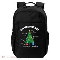 Oh Geometree Funny Christmas Tree Math Teacher Backpack thumb 0