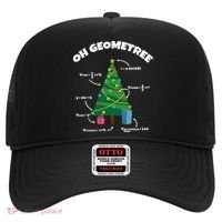Oh Geometree Funny Christmas Tree Math Teacher Hat thumb 0
