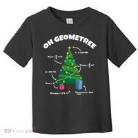 Oh Geometree Funny Christmas Tree Math Teacher Toddler T-Shirt thumb 0