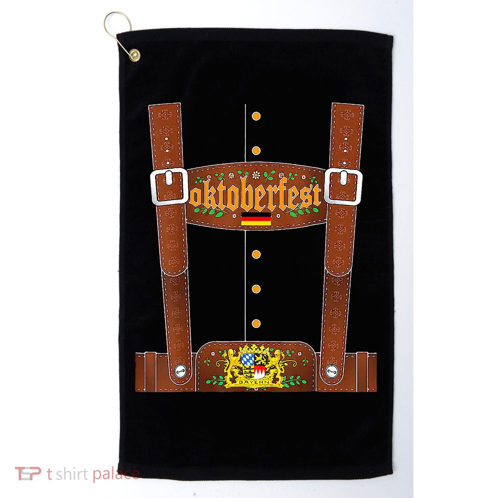 Oktoberfest German Festival Costume Golf Towel