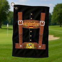 Oktoberfest German Festival Costume Golf Towel thumb 1