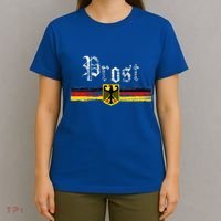 Oktoberfest German Flag Prost Vintage T-Shirt thumb 4