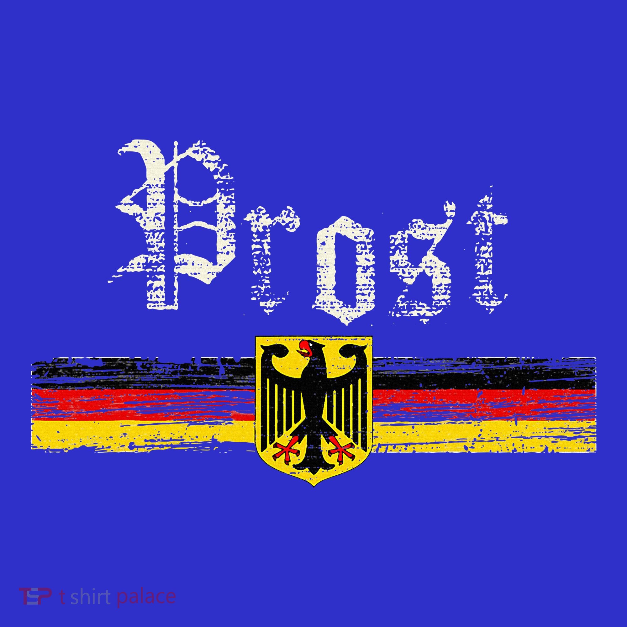 Oktoberfest German Flag Prost Vintage T-Shirt