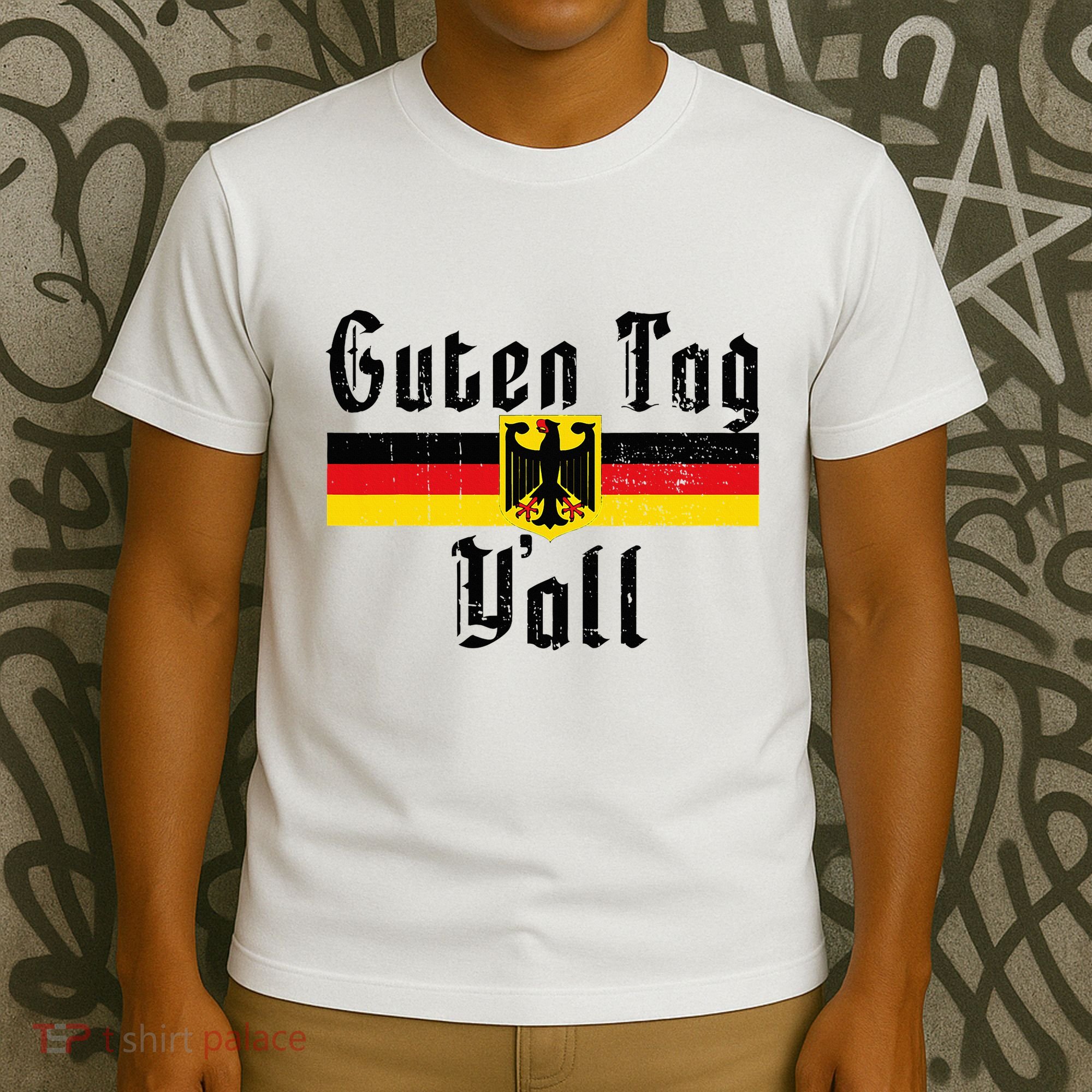 Oktoberfest German Flag Eagle Prost Guten Tag YAll T-Shirt