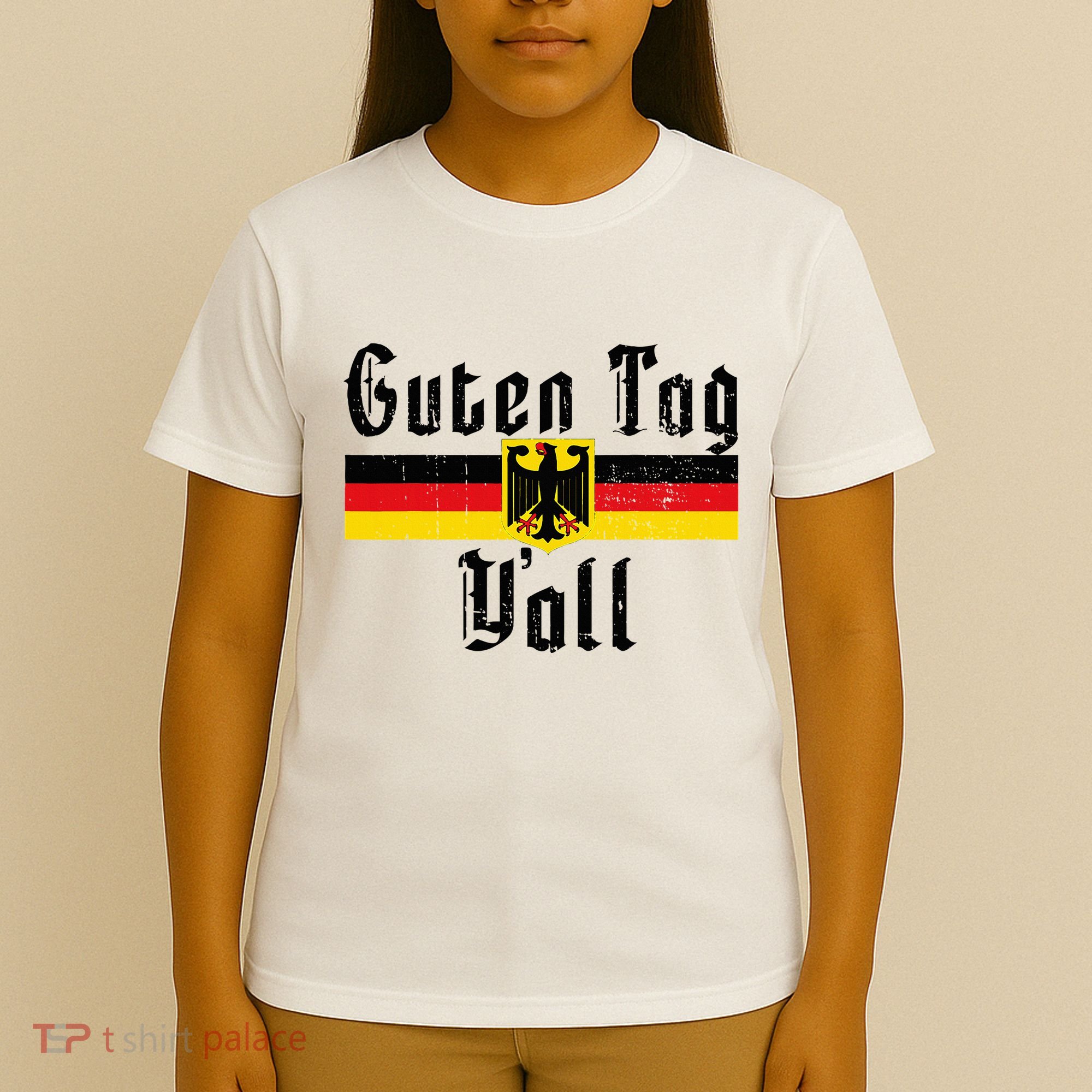 Oktoberfest German Flag Eagle Prost Guten Tag YAll T-Shirt