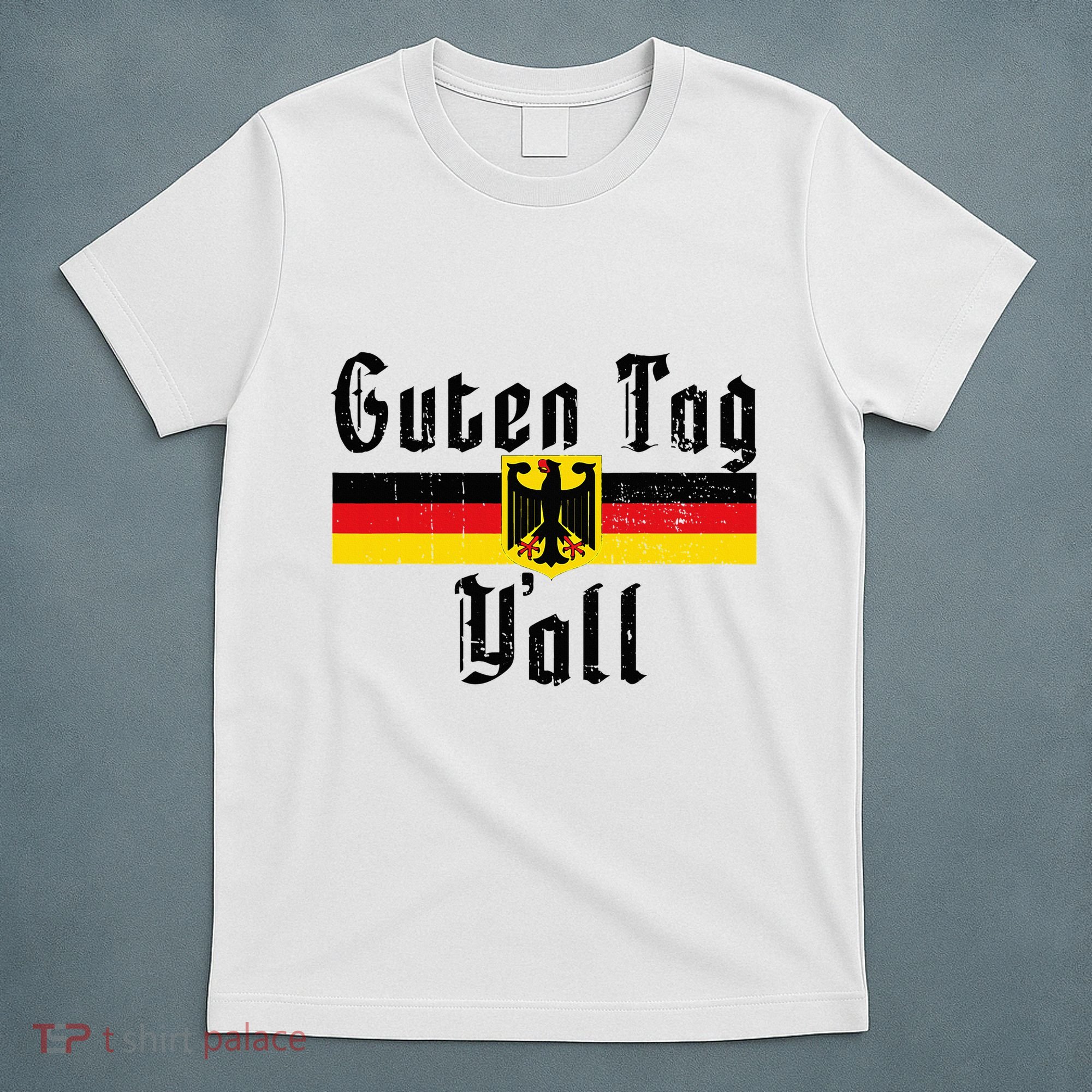 Oktoberfest German Flag Eagle Prost Guten Tag YAll T-Shirt