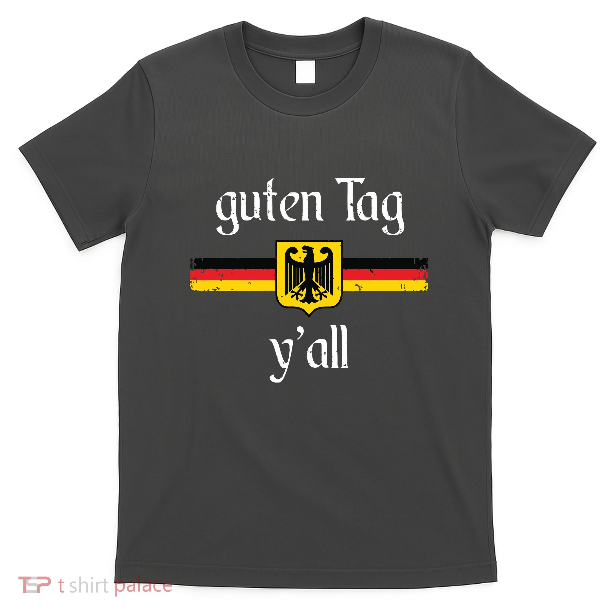 Oktoberfest German Flag Eagle Prost Guten Tag Yall T-Shirt