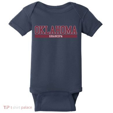 Oklahoma Grandpa Funny Baby Bodysuit