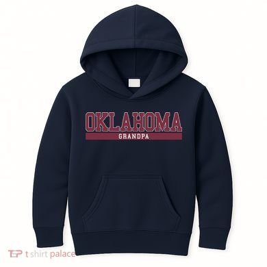Oklahoma Grandpa Funny Kids Hoodie