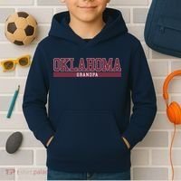 Oklahoma Grandpa Funny Kids Hoodie thumb 2