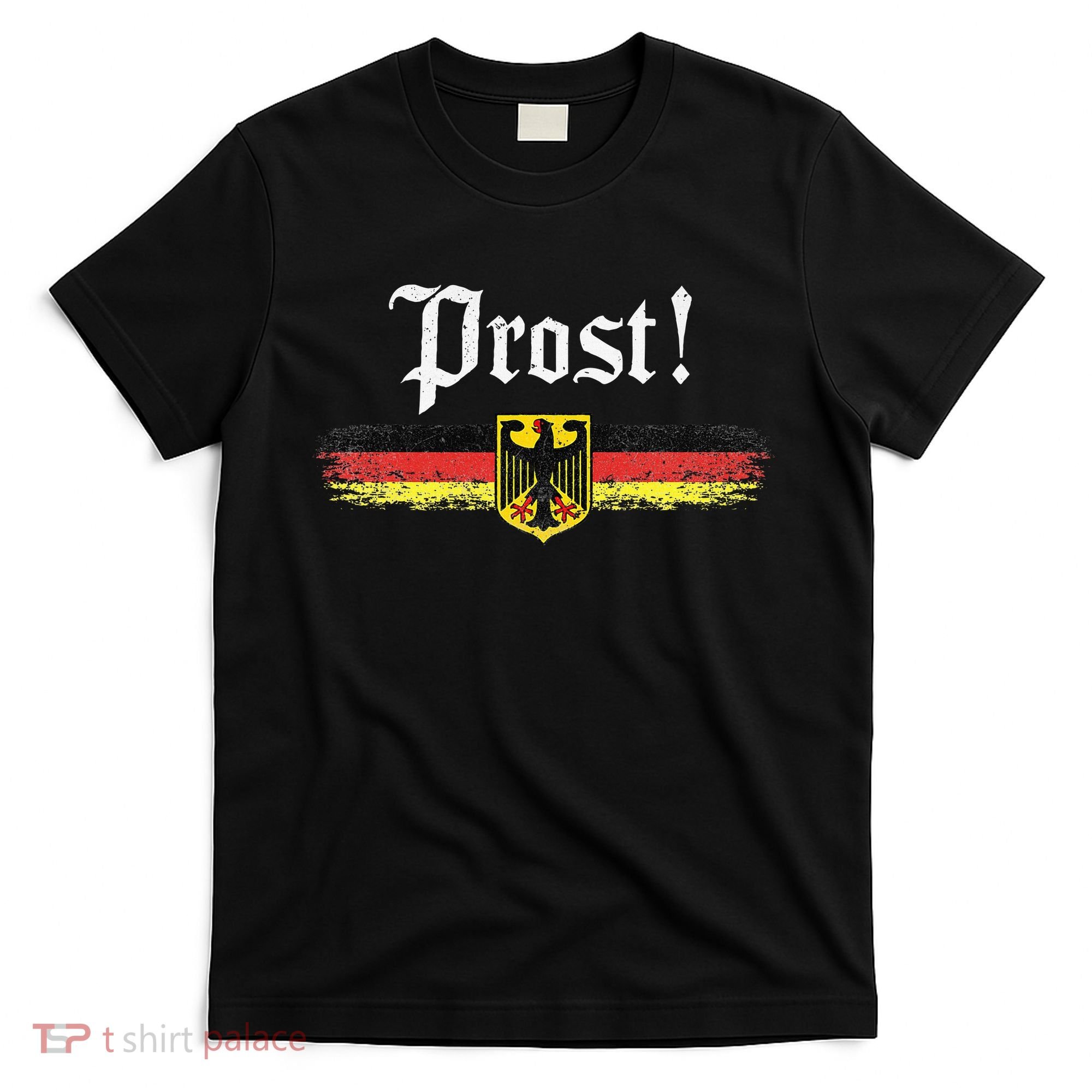 Oktoberfest German Flag Prost Vintage T-Shirt