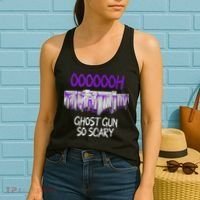 Oh Ghost Gun So Scary Women's Tank Top thumb 2
