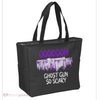Oh Ghost Gun So Scary Tote Bag thumb 2