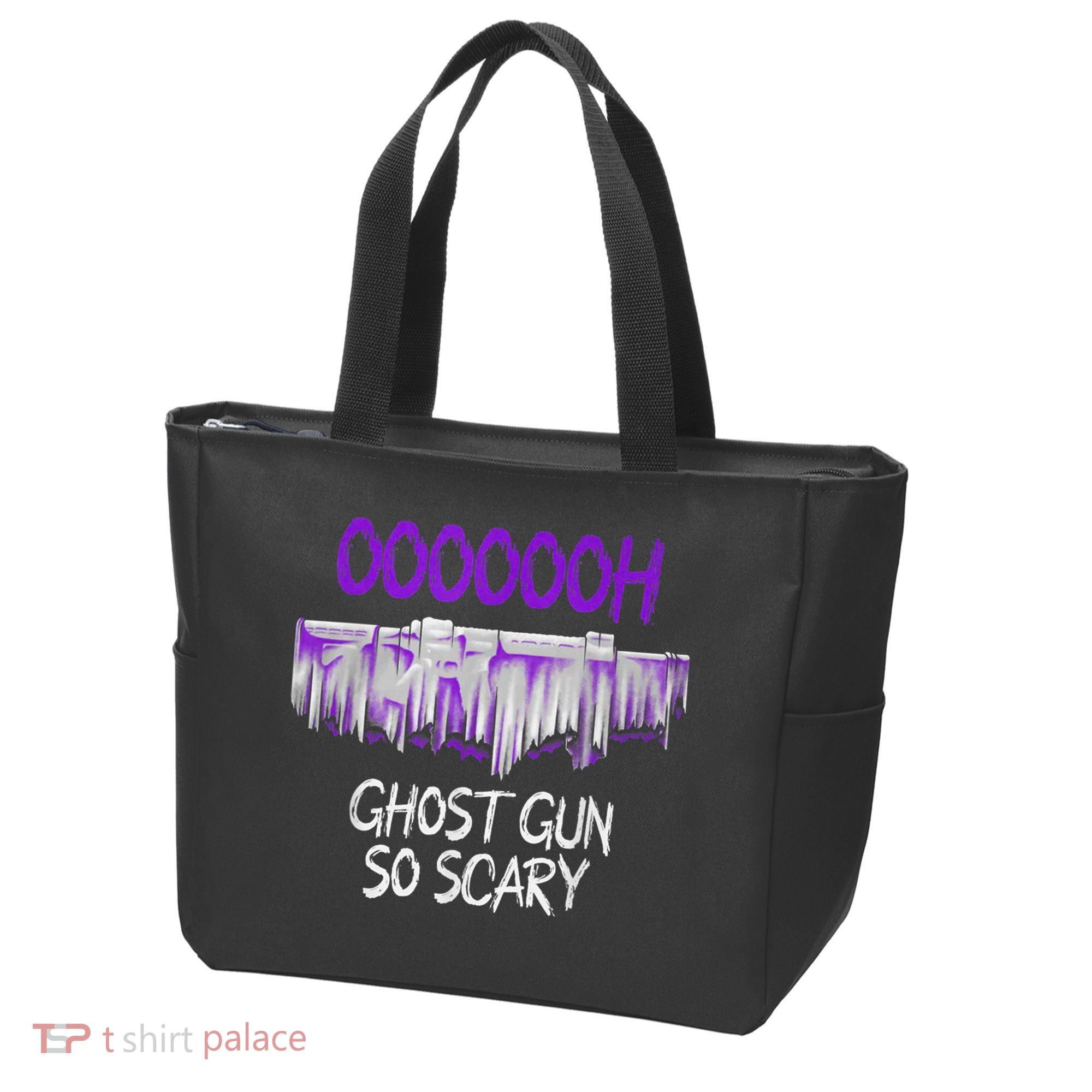 Oh Ghost Gun So Scary Tote Bag
