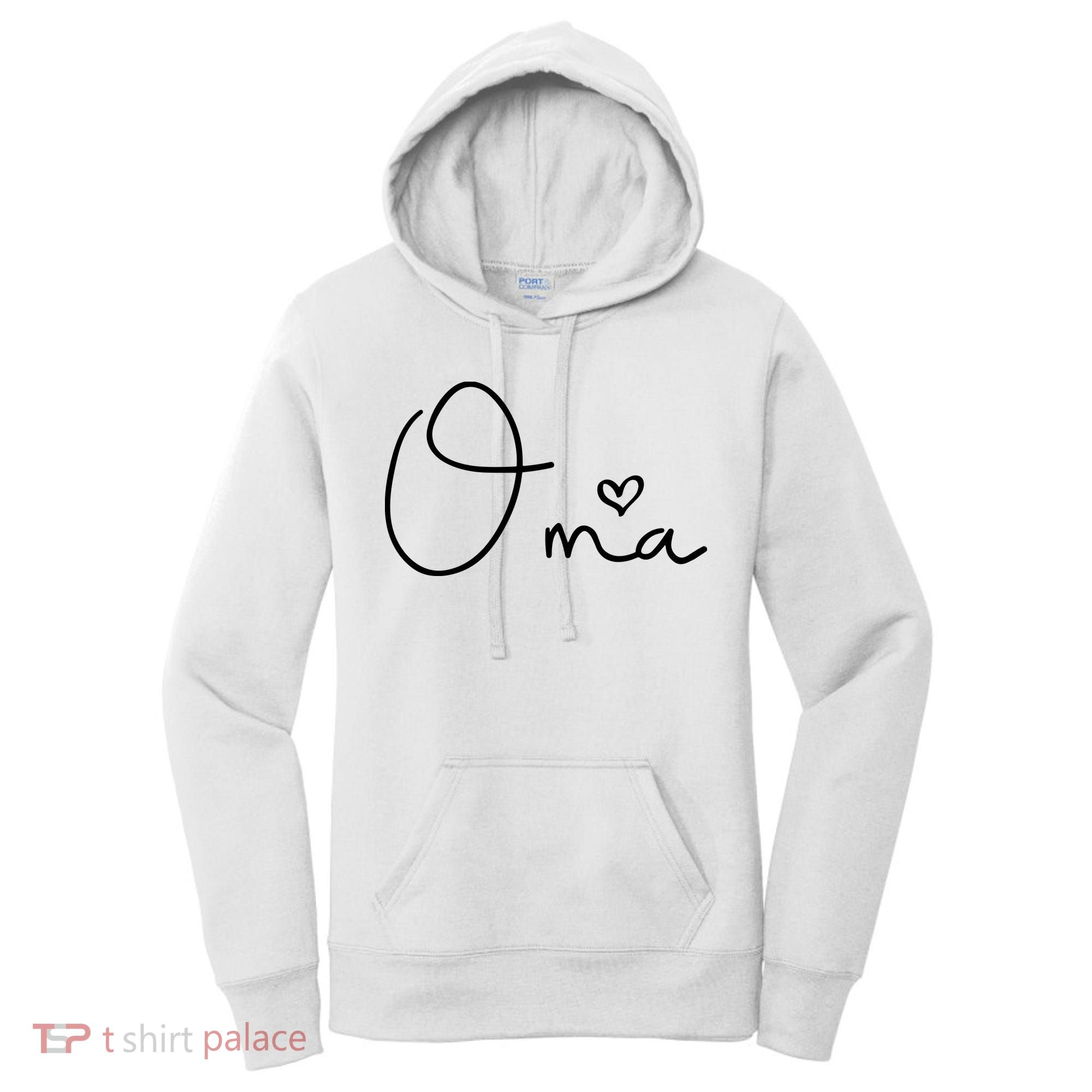 Oma German Grandma Mothers Day Christmas Birthday Women's Hoodie