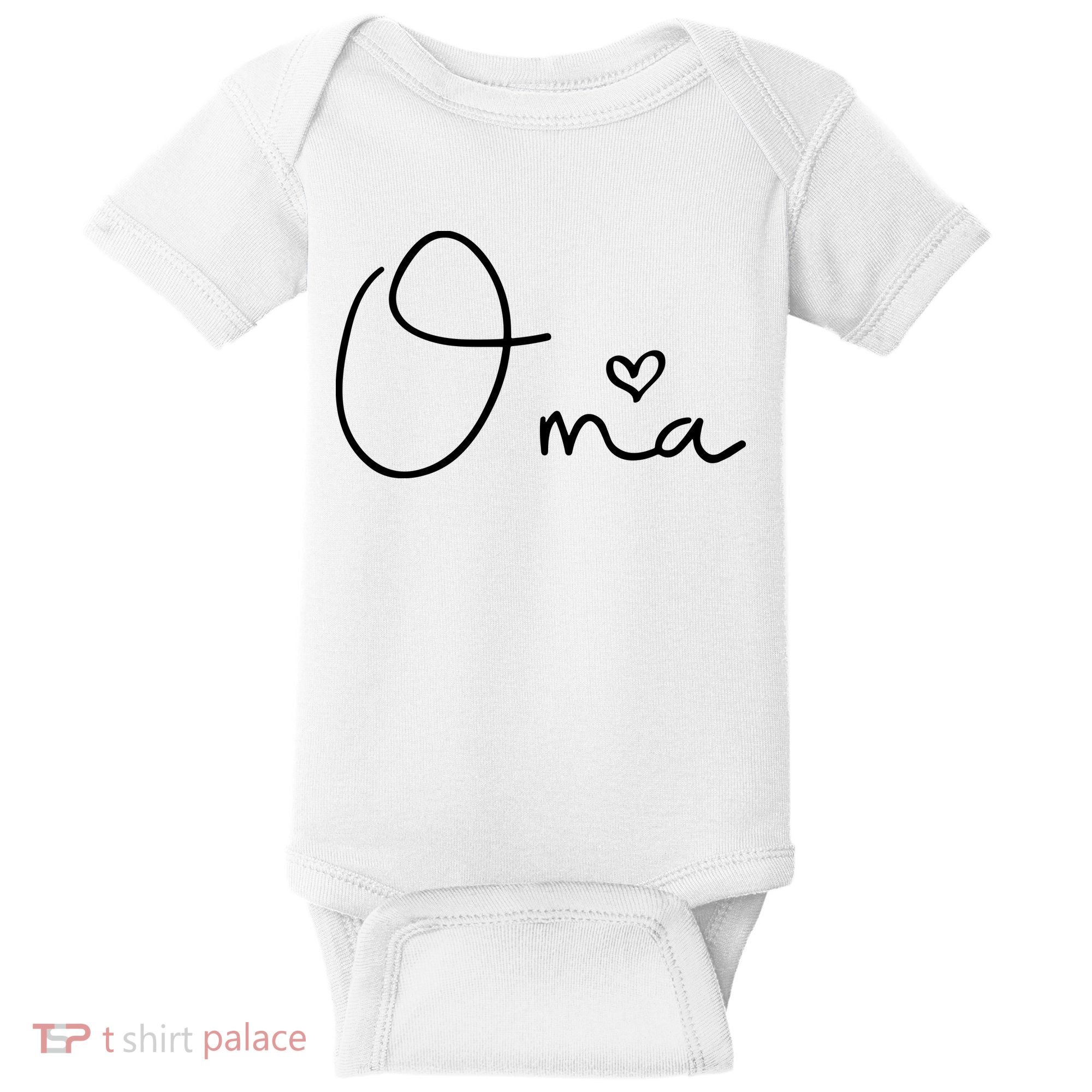 Oma German Grandma Mothers Day Christmas Birthday Baby Bodysuit